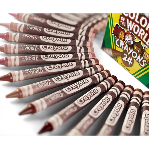 Crayola Barve sveta, Komplet pastelov v tonih kože - 24 kos. Slike
