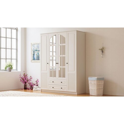 Hanah home ormar Rb-113, 140x210x52 cm, Beli Slike