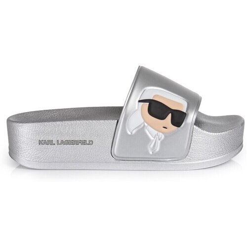 Karl Lagerfeld Natikači KL80805NVSL Srebrna Cene