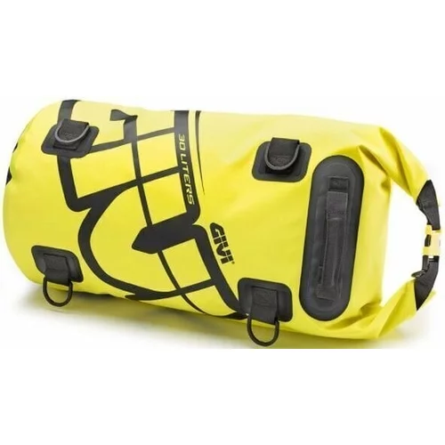 Givi EA114FL Waterproof Cylinder Seat Bag 30L Neon Yellow