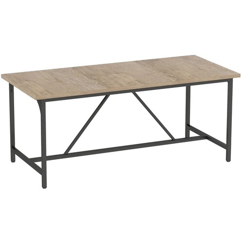  Blagovaonski stol za 6-8 osoba. Moderni pravokutni kuhinjski stol s drvenim izgledom  180 x 80 x 75 5 cm  prirodni. Cijene
