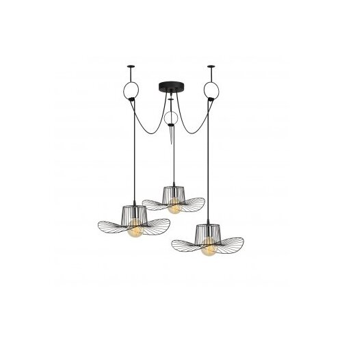 Opviq lights Tel 6741 Viseća svjetiljka, E27, 3x40W, IP20, Crna Slike