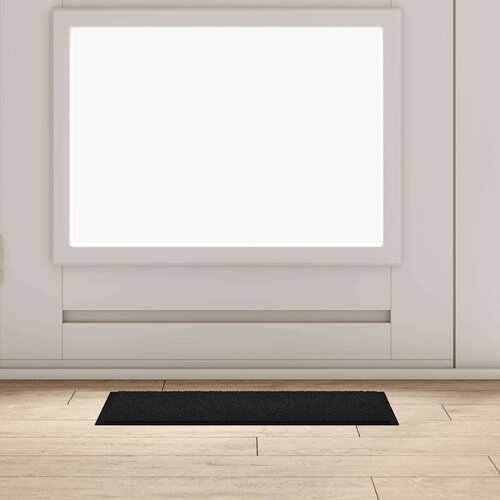 vidaXL Otirač Crna 40 x 60 cm Teddy tkanina Cijene