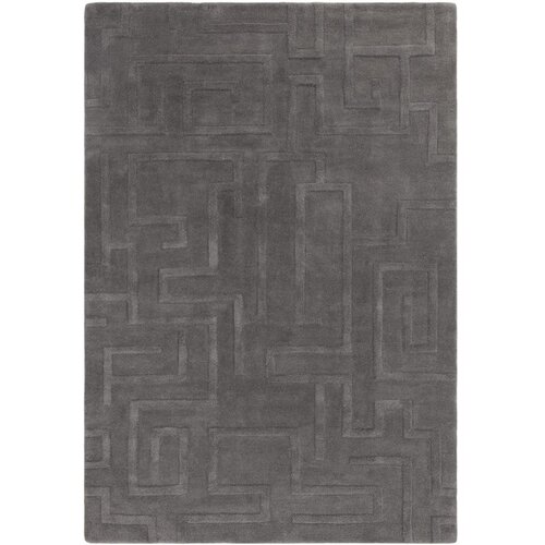 Asiatic Carpets Antracitno sivi vuneni tepih 160x230 cm Maze &amp;ndash; Slike