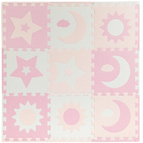 Momi Nebe podloga za bebe - Puzzle od pene Pink AKCE00030 Slike