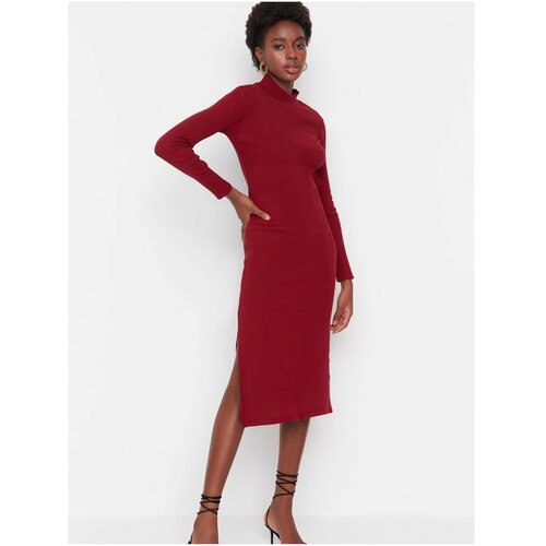 Trendyol Burgundy sweater dresses - Women Cene