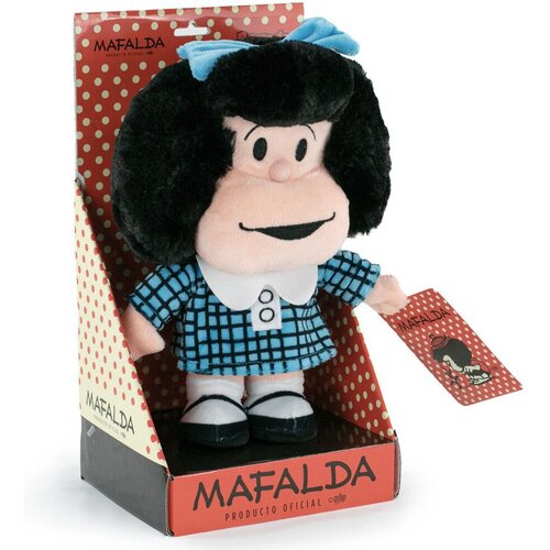  Pli&amp;scaron;ana igračka Mafalda - Mafalda u plavoj haljini, 28 cm Slike