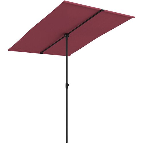  Vrtni suncobran s aluminijskim stupom 2 x 1,5 m bordo Slike