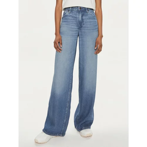 Wrangler Jeans hlače World Wide 112352301 Modra Wide Leg