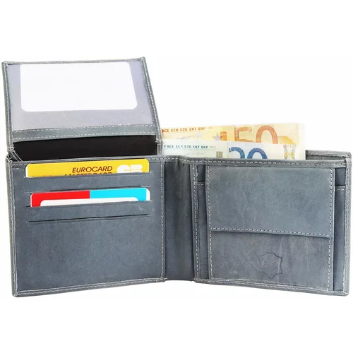  moška denarnica excellanc plett siva