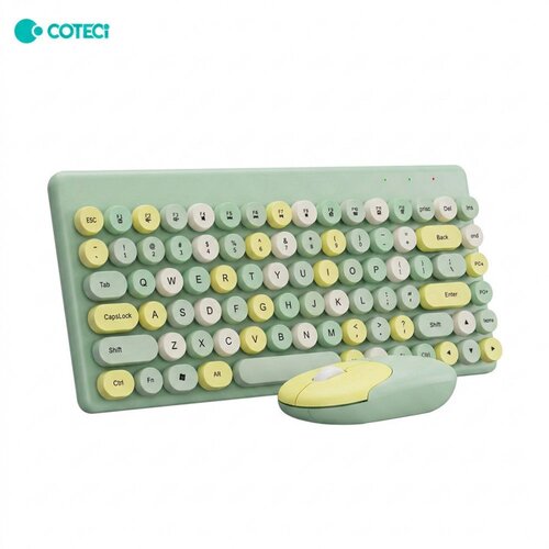 Coteci combo mi&scaron; i tastatura  OF-053 zelena Cene