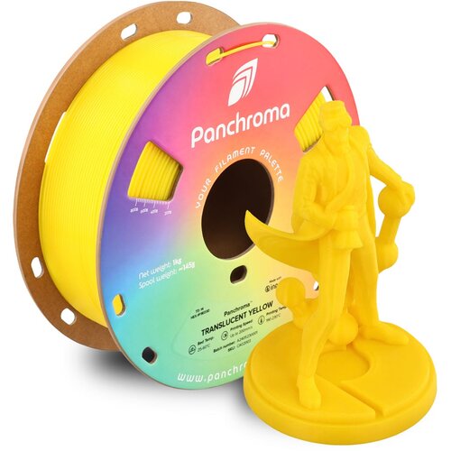 Polymaker Panchroma&amp;trade; PLA Translucent Yellow - 1,75 mm / 1000 g Slike