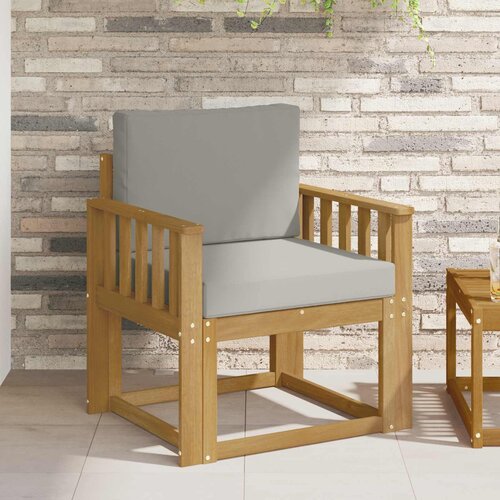  2 Komad Set vanjskih sofa Poliester Bijela i svijetlosiva Cene
