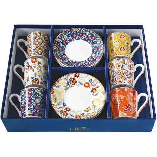 Easy Life set skodelic za črno kavo s podstavkom Paisley Abu Cene