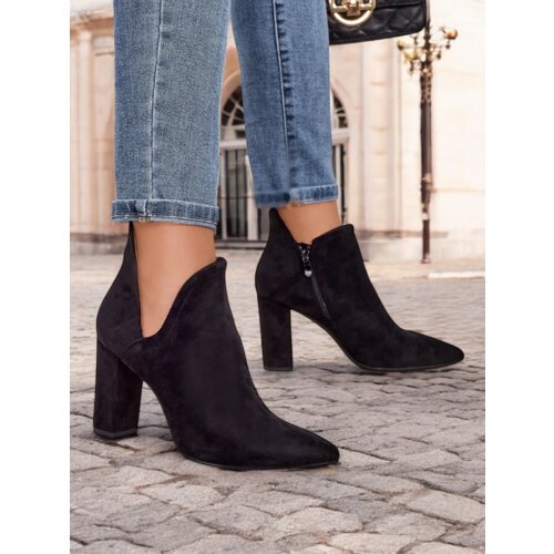 Resti Black boots with cut from Alania - Footwear Cene