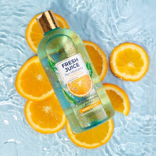 Bielenda Fresh Juice Orange vlažilna micelarna voda 500 ml Slike