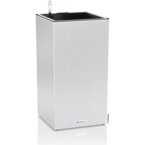 LECHUZA Cvetlični lonec CANTO Stone 30 LED high - bel kvarc Cene