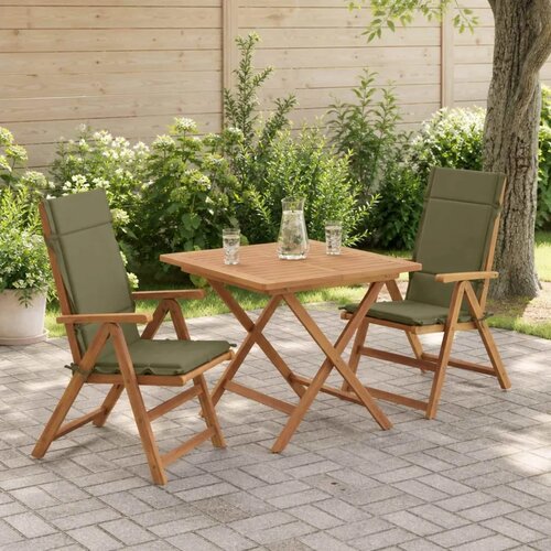  Jastučići za stolice s visokim naslonom - 2 komada GEMERT 2 pcs - Maslinasta zelena (melange) 120 x 50 x 3 cm 2 Cijene