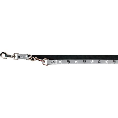 Trixie silver reflect podesivi povodac za pse xs&amp;ndash;s crna 2 m Slike
