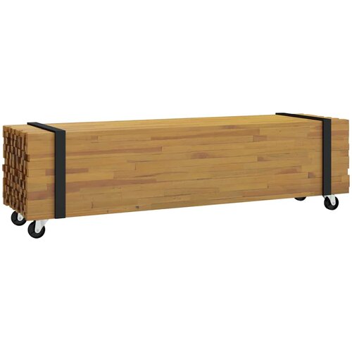  stalak Smeđa 110 x 30 x 30 cm Čvrsto teak drvo Slike