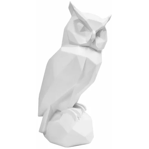 PT LIVING figurica sove od bijelog poliresina owl - pt living