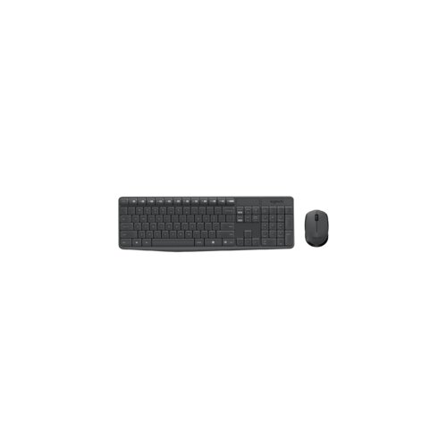Logitech Raton MK235 RF tipkovnice kombinacija Inhambrico Gris, (20605886) Slike