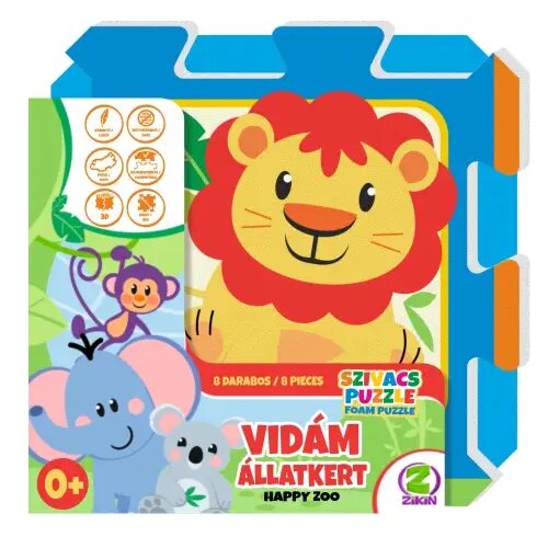 Zikin Happy Zoo - Veseli živalski vrt Penasta sestavljanka Cene
