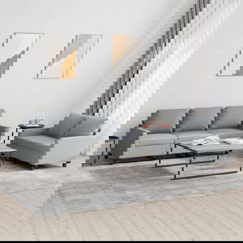 vidaXL 2-dijelni set sofa s jastucima svjetlosivi od tkanine Cijene