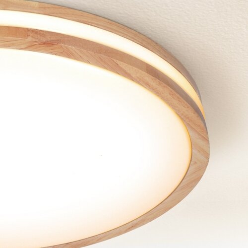  Brilagi - LED prigu&amp;scaron;iva svetiljka MOLINA LED/60W/230V 3000-6500K hrast prečnik 58 cm + daljinski upravljač Slike