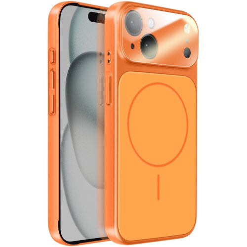 AVIZAR Trd MagSafe ovitek za iPhone 15 z za&scaron;čito kamere, Oranžna, (5000274926) Cene