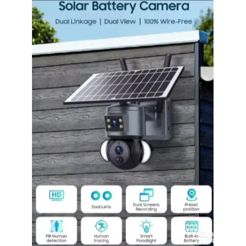  solarna 4G ptz kamera sa dve kamere, 6MP rezolucijom i ubox aplikacijom Cene