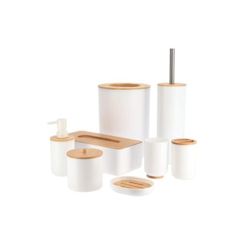 Tendance dozer za sapun poliresin/bambus bath, bela/bambus Cene