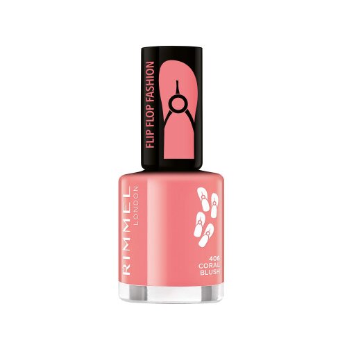 Rimmel London lak za nohte - 60 Seconds Super Shine Nail Polish - 406 Coral Blush Cene