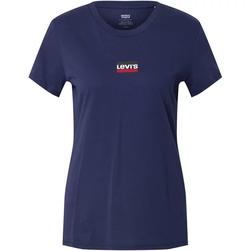 Levi's Majica 'The Perfect Tee' mornarsko plava / vatreno crvena / bijela