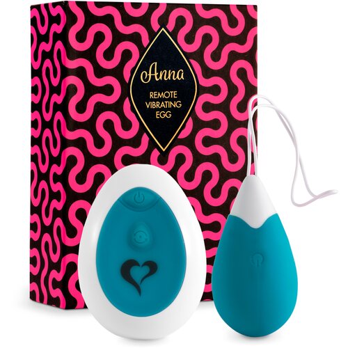 Feelztoys Anna Vibrating Egg Remote Deep Green Slike