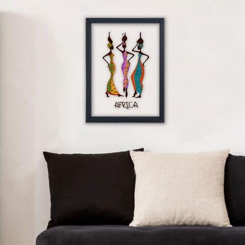 Wallity CAM161149835 multicolor decorative framed painting Cene