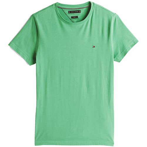 Tommy Hilfiger Majice s kratkimi rokavi MW0MW10800 Zelena Cene