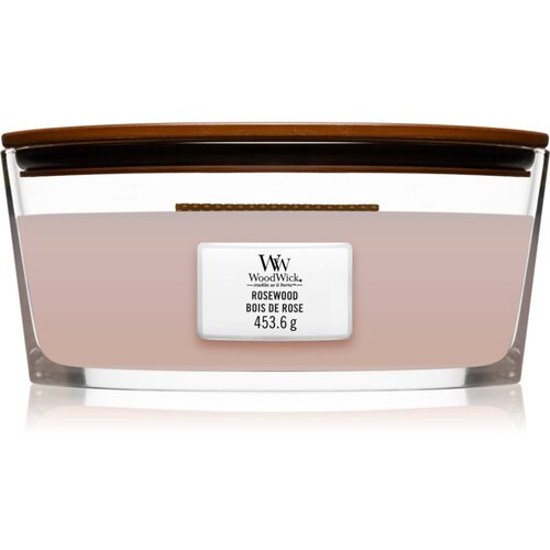 WoodWick Rosewood mirisna svijeća s drvenim fitiljem (hearthwick) 453.6 g Slike