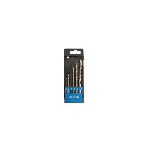 Hoegert 5-dijelni set burgija za metal 2.0-8.0mm HT6D186 Slike