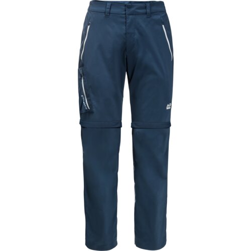 Jack Wolfskin Men's Overland Zip Away Thunder Trousers Blue Slike