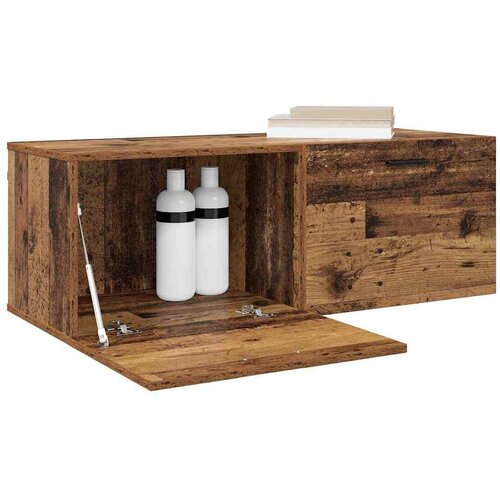 VidaXL Ormar za Zid Staro drvo 100 x 36.5 x 35 cm Konstruirano drvo Slike