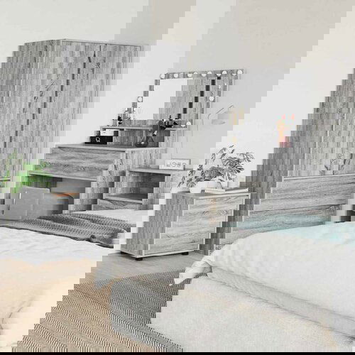 VidaXL Kupaonski ormar Siva Sonoma 40,5 x 40 x 44 cm Konstruirano drvo Slike