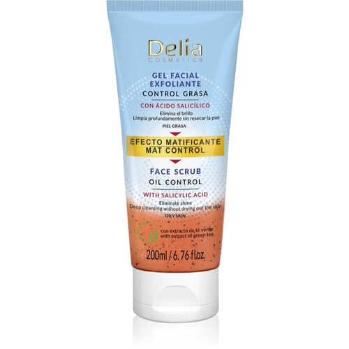 Delia Cosmetics Oil Control piling za lice sa salicilnom kiselinom 200 ml Cene