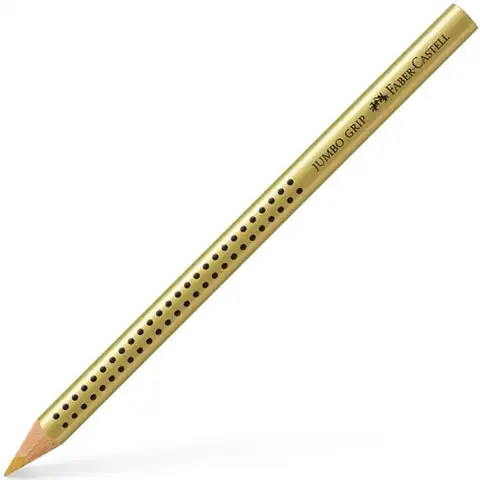 Faber-Castell Faber-Castell: Jumbo Grip 2001 barvica zlata Cene