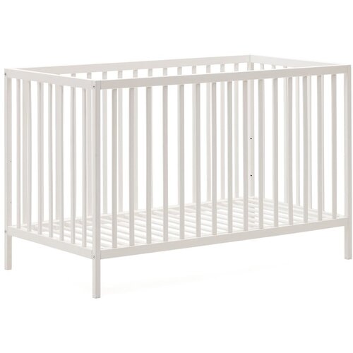 Kave Home Bijeli dječji krevet od masivne bukve 60x120 cm Shantal – Cijene