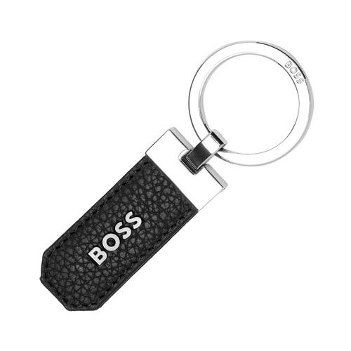 Hugo Boss Privezak za ključeve Classic, Grained Black Cene