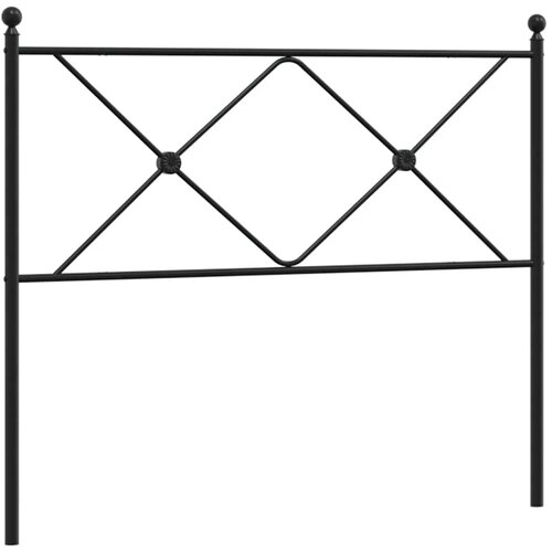 Metalno zamjensko uzglavlje crno 107 cm Slike
