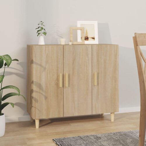  Komoda boja hrasta sonome 90x34x80 cm od konstruiranog drva Cene