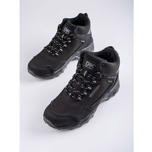 DK Women's high trekking boots black and gray Slike