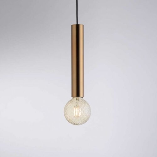 LEUCHTEN DIREKT 15617-60 - Luster na sajli BRUNA 1xE27/60W/230V mesing Slike